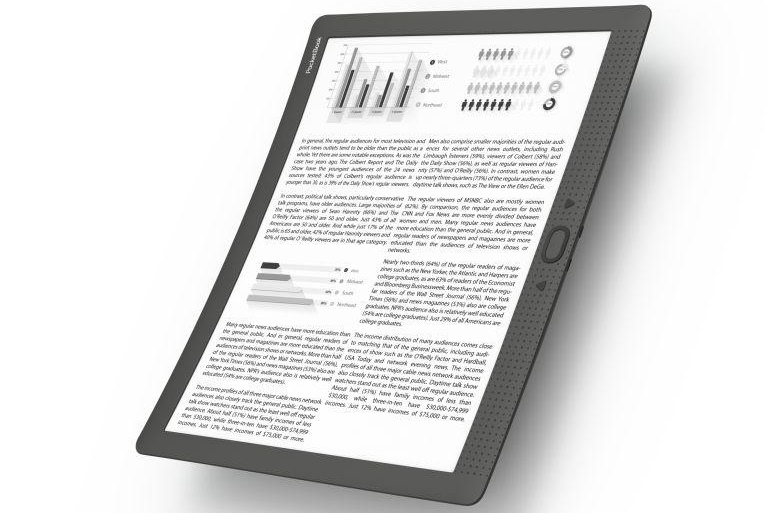 PocketBook CAD Reader Flex: прототип гибкого 13.3-дюймового E Ink ридера