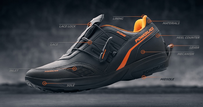 Кроссовки Powerlace автоматически завязывают шнурки без какой-либо электроники