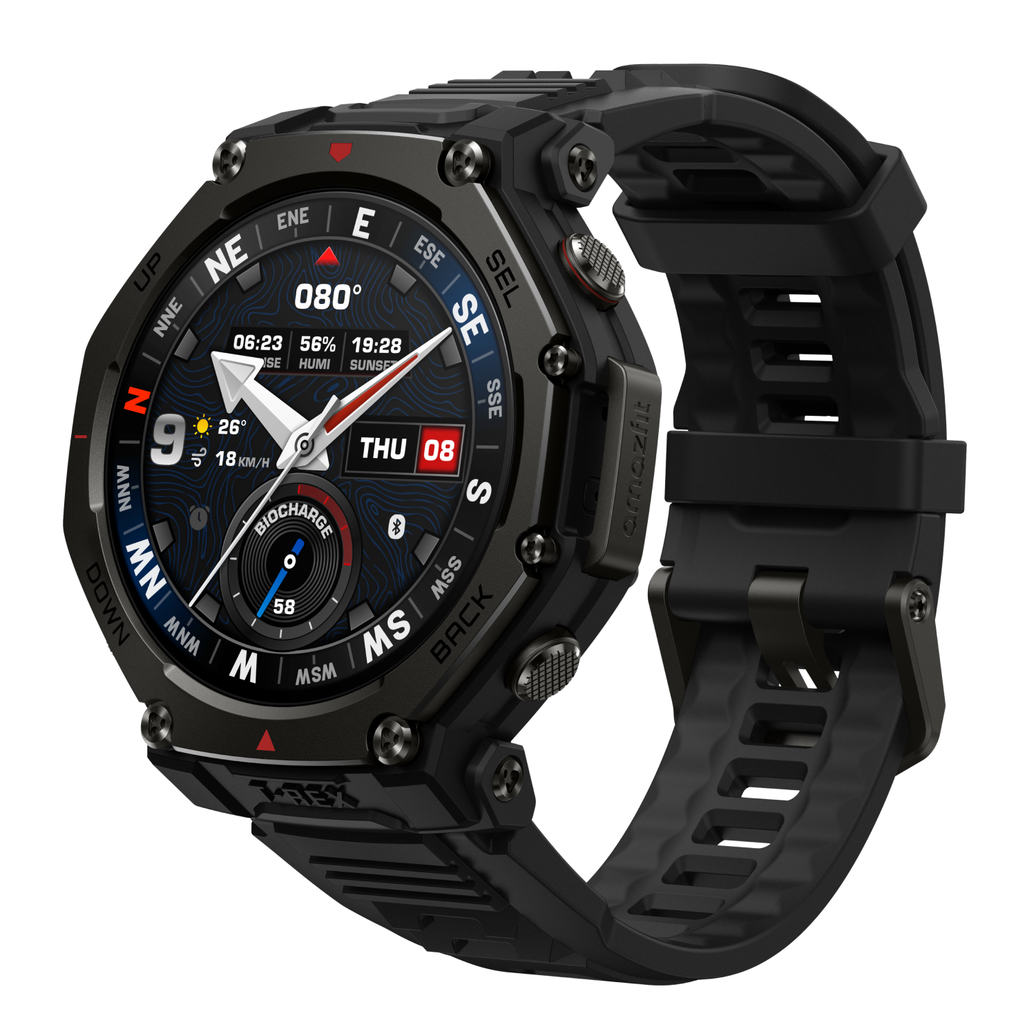 Amazfit T-Rex 3 Pro в чорному кольорі