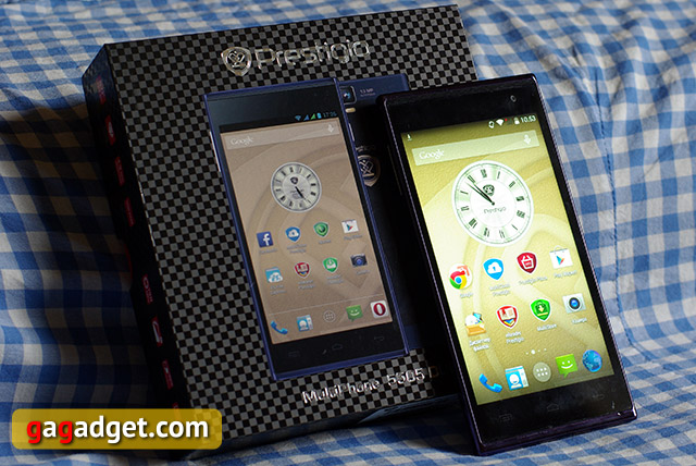 Обзор смартфона Prestigio MultiPhone 5505 Duo-2
