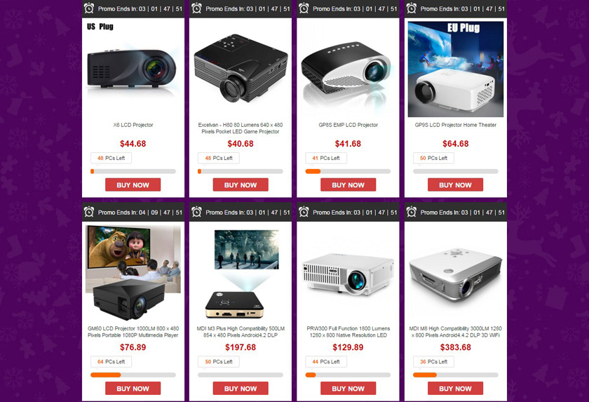 Предновогодние скидки на проекторы и TV-приставка в Gearbest-2 Предновогодние скидки на проекторы и TV-приставка в Gearbest-2