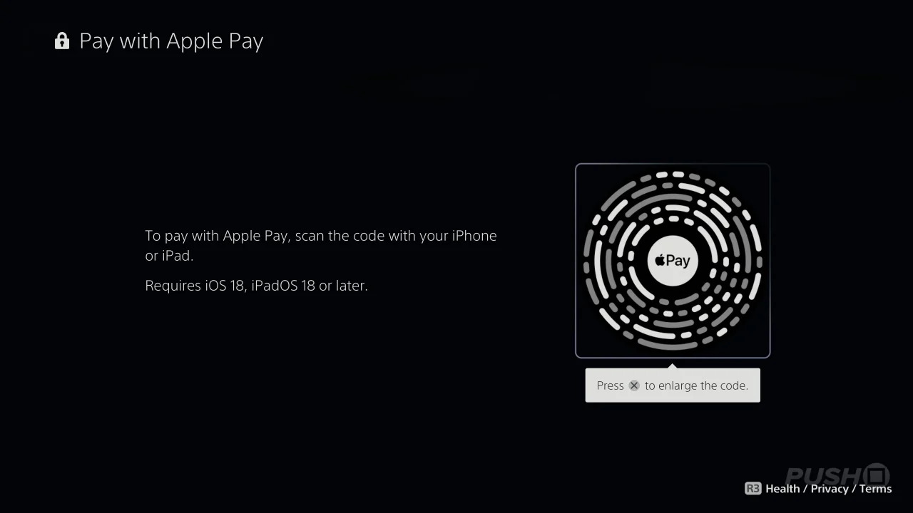 Payment confirmation via Face ID or Touch ID