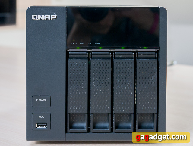 Обзор сетевого хранилища (NAS) QNAP TS-412-3