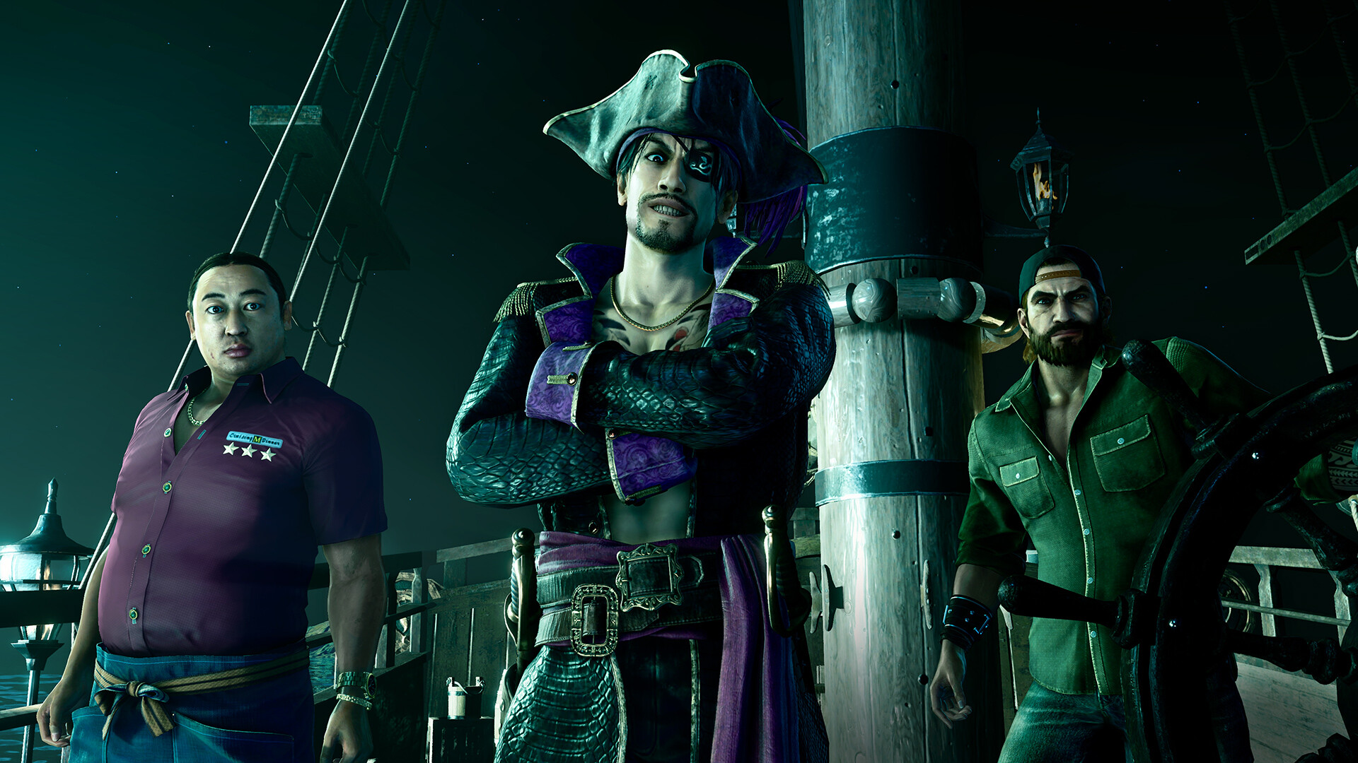Gameplay dans Like a Dragon : Pirate Yakuza à Hawaï