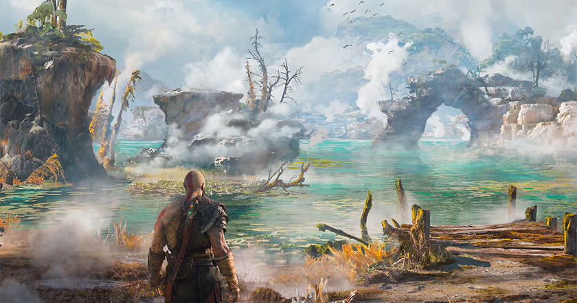 Разработчики God of War: Ragnarok рассказали о мире гномов Свартальхейм, где среди разнообразных биомов строится индустриальный город
