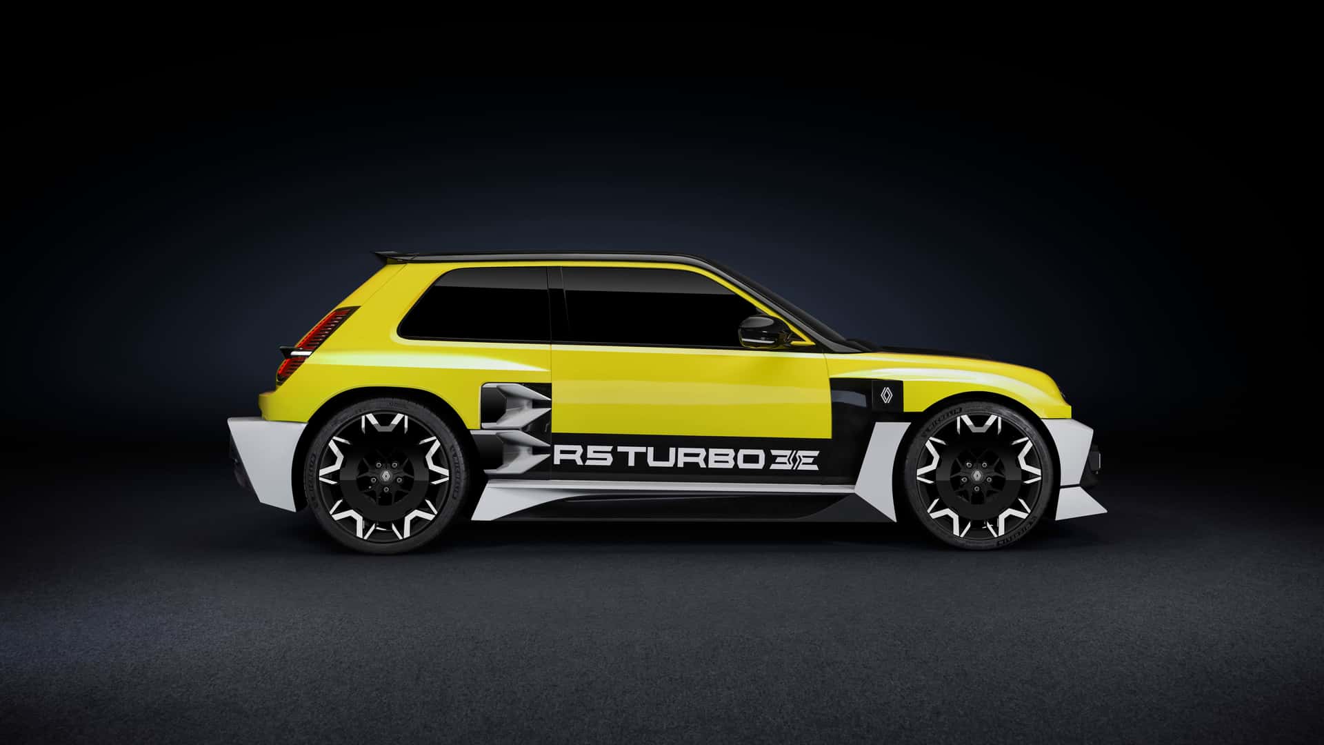 Renault 5 Turbo 3E vue latérale
