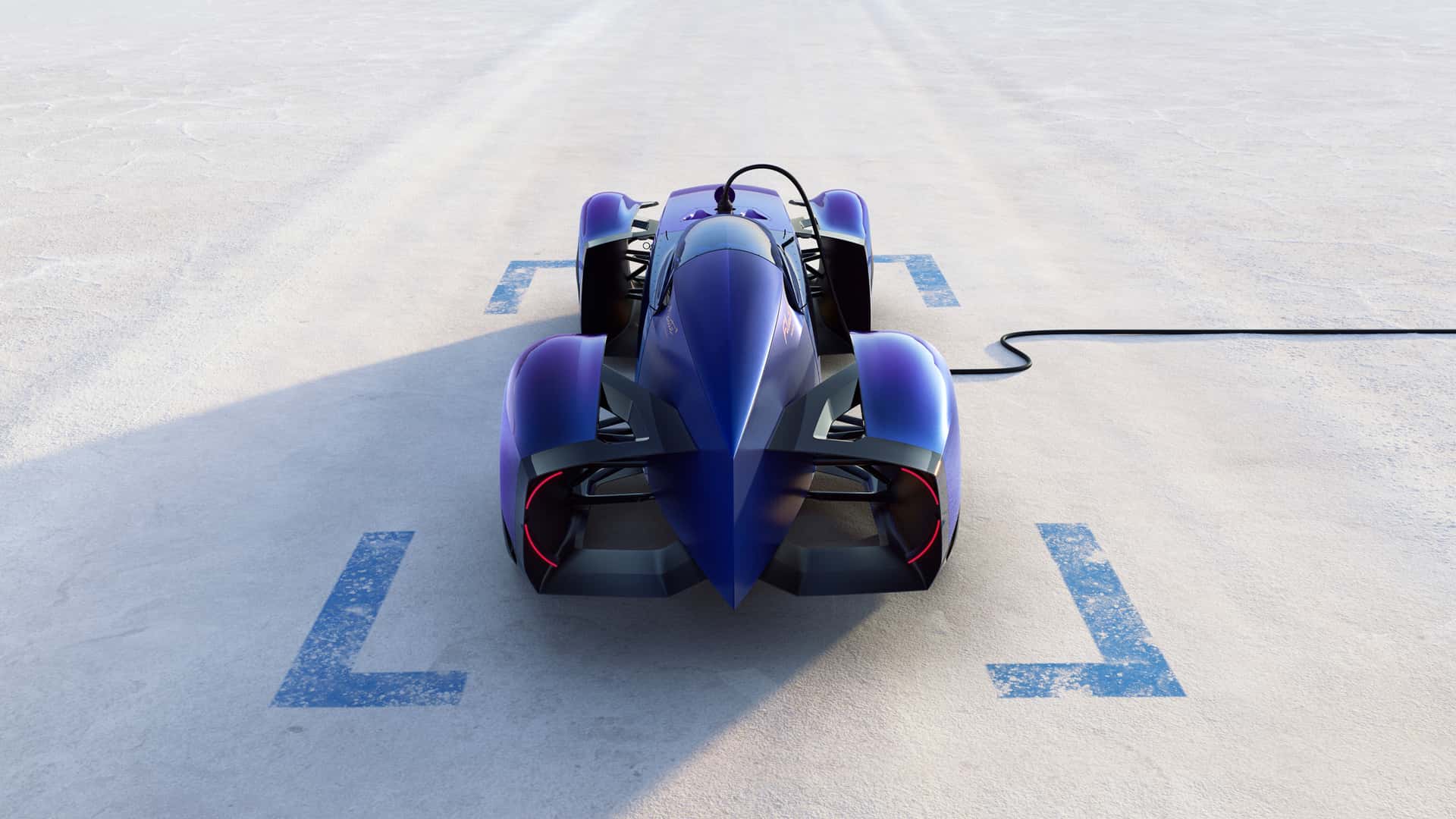 Frontal view of Renault Filante Record 2025