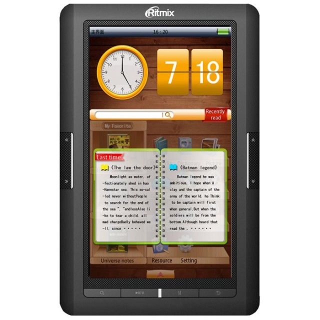 Ritmix RBK-423: бюджетная электронная книга с 7-дюймовым TFT-дисплеем Ritmix RBK-423: бюджетная электронная книга с 7-дюймовым TFT-дисплеем