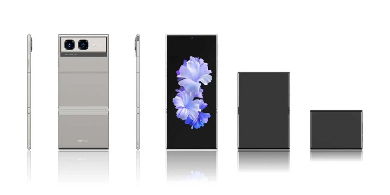Дизайн смартфона Zero Series Mini Tri-fold від Infinix