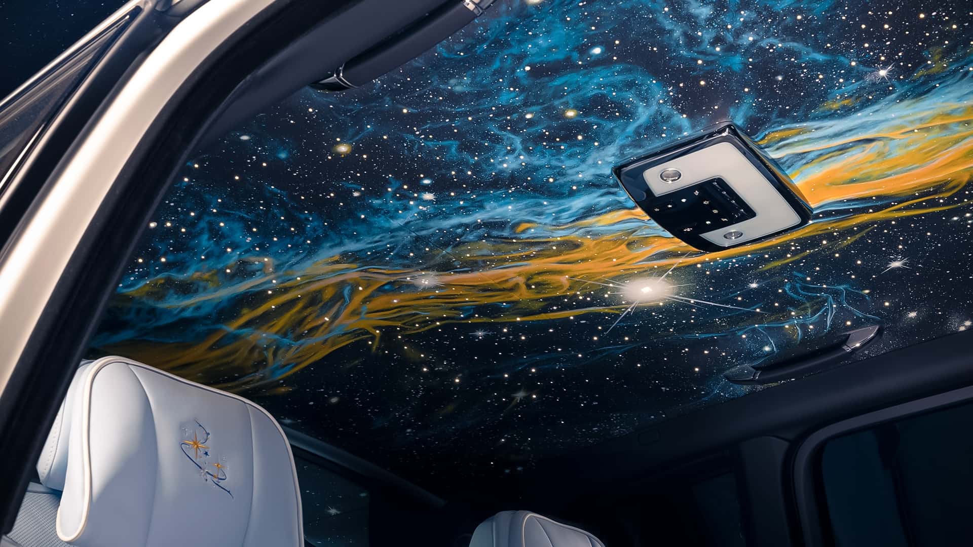 Rolls-Royce Cullinan Cosmos saloon.