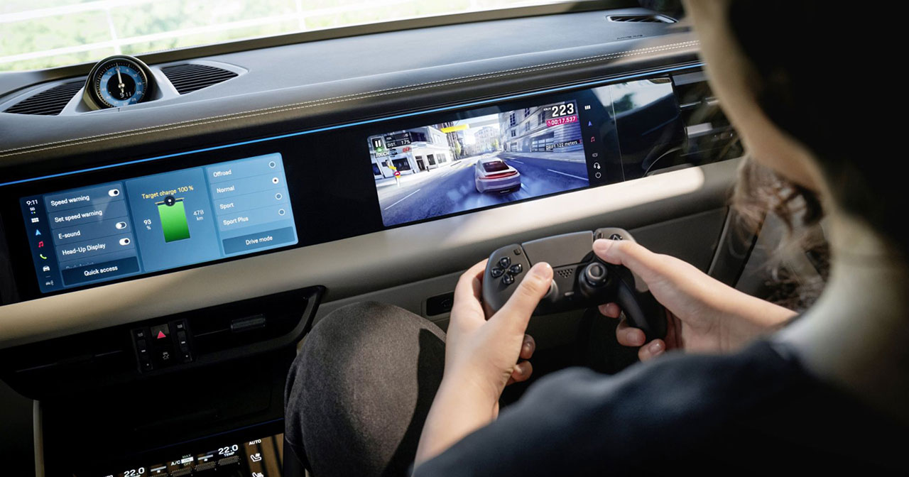 AirConsole у Porsche Macan Electric