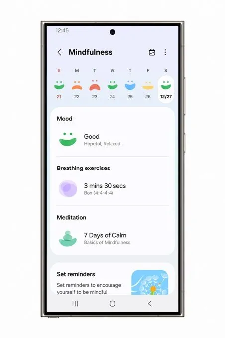Samsung Galaxy Ring - Updated health features