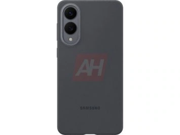 Image de la coque en silicone noire pour Samsung Galaxy S25 Edge pour Samsung Galaxy S25 Edge