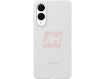 Coque en silicone grise pour Samsung Galaxy S25 Edge