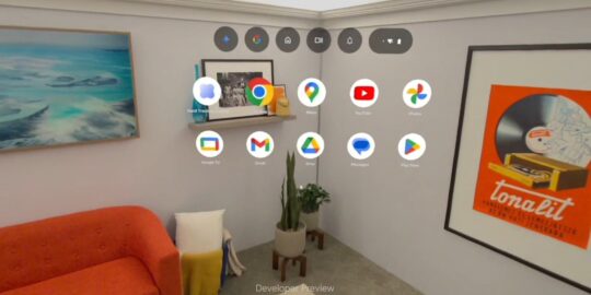 Casque Samsung Project Moohan : Lanceur d'applications Android XR