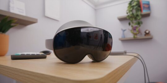 Face avant du casque Samsung Project Moohan