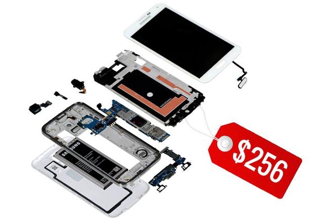 Себестоимость смартфона Samsung Galaxy S5 составляет $256
