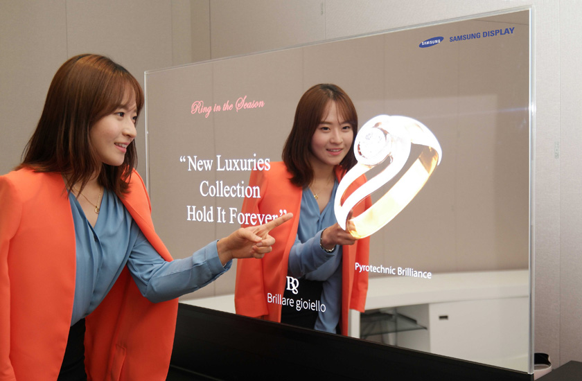 Samsung представила прозрачные и зеркальные OLED-панели-2