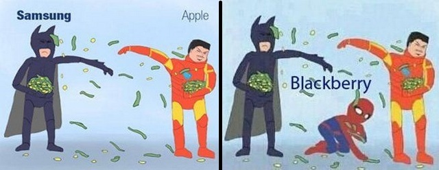 Статистика: сколько Samsung, Apple, HTC, BlackBerry и Nokia тратят на рекламу