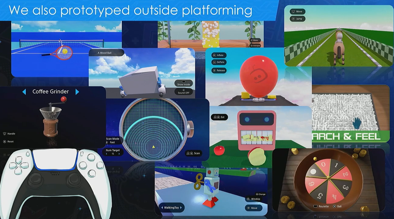 Prototypes directly from game development