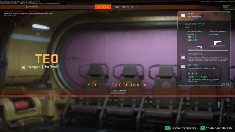 Screenshot of the game Concord