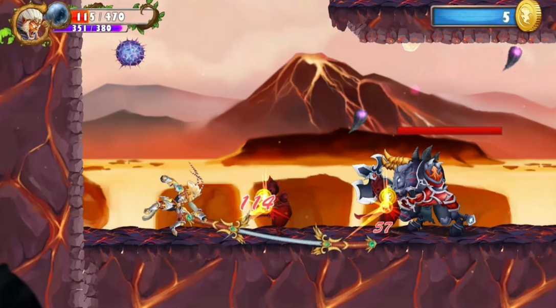 Capture d'écran du jeu Wukong Sun : Black Legend 2
