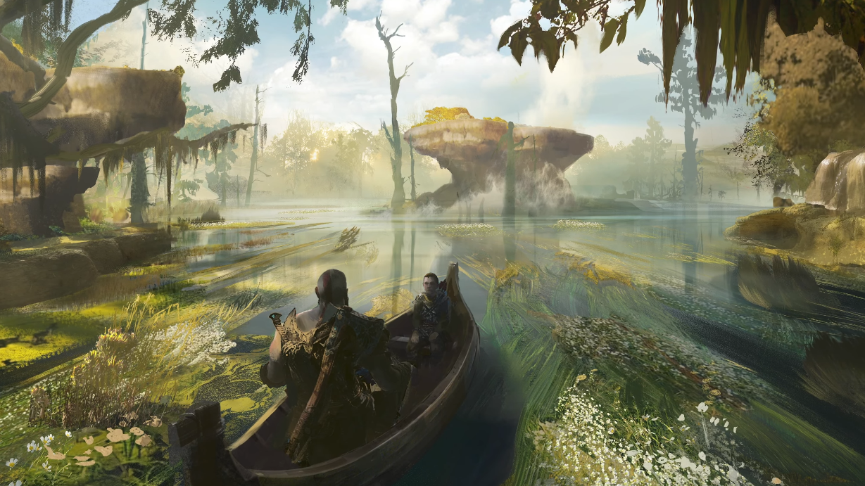 Разработчики God of War: Ragnarok рассказали о мире гномов Свартальхейм, где среди разнообразных биомов строится индустриальный город-4