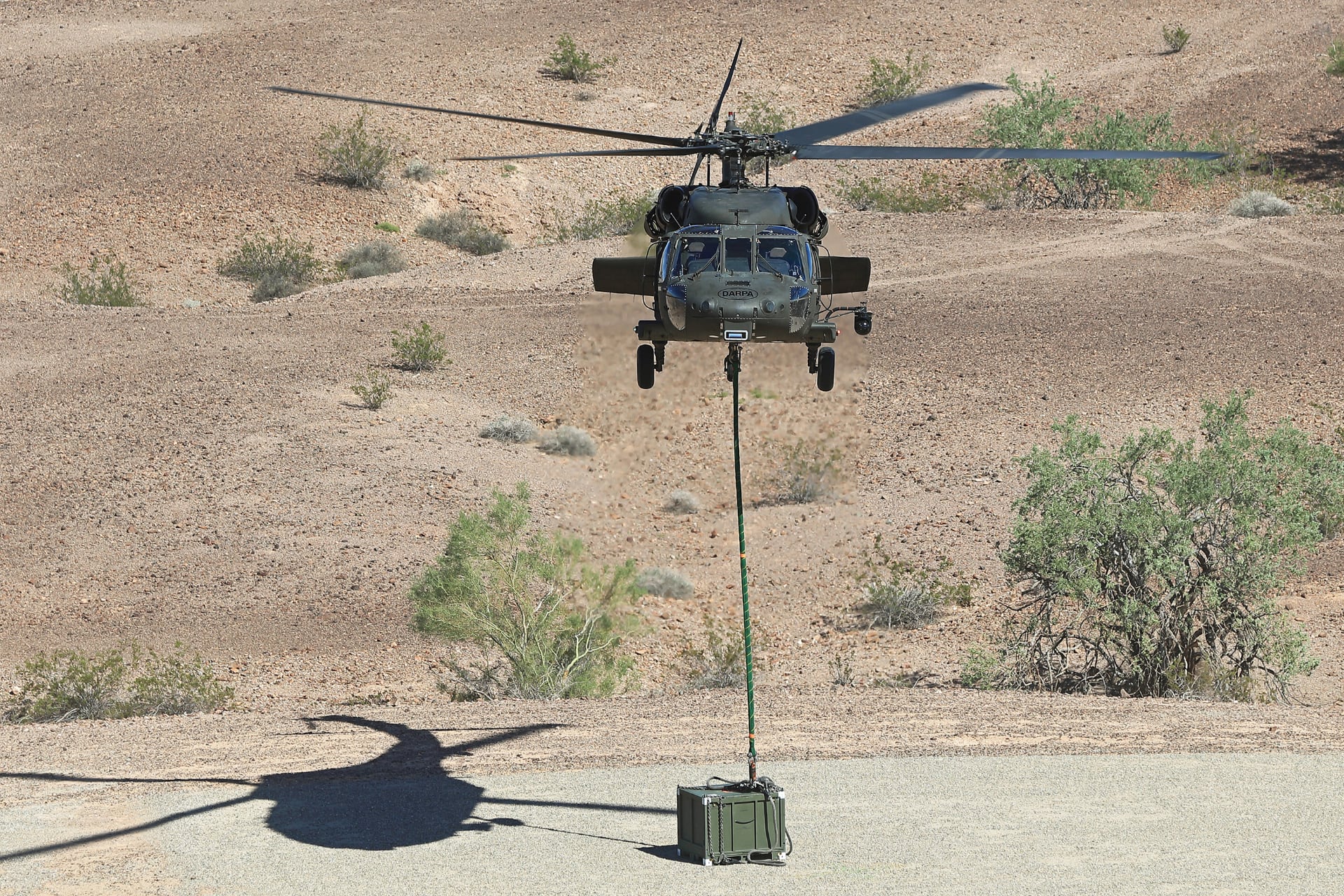 A Sikorsky UH-60M Black Hawk unmanned helicopter during the Convergence 2022 exercise. Illustration: Lockheed Martin