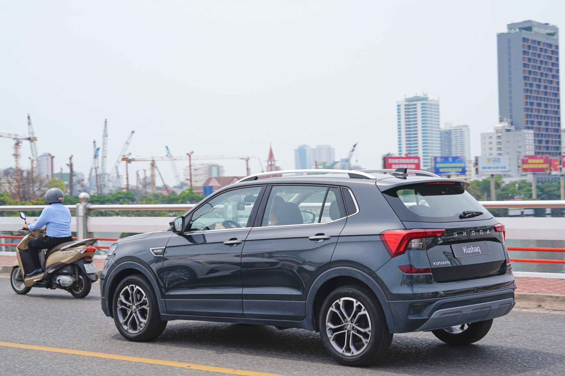 Skoda Kushaq at the start of sales in Vietnam