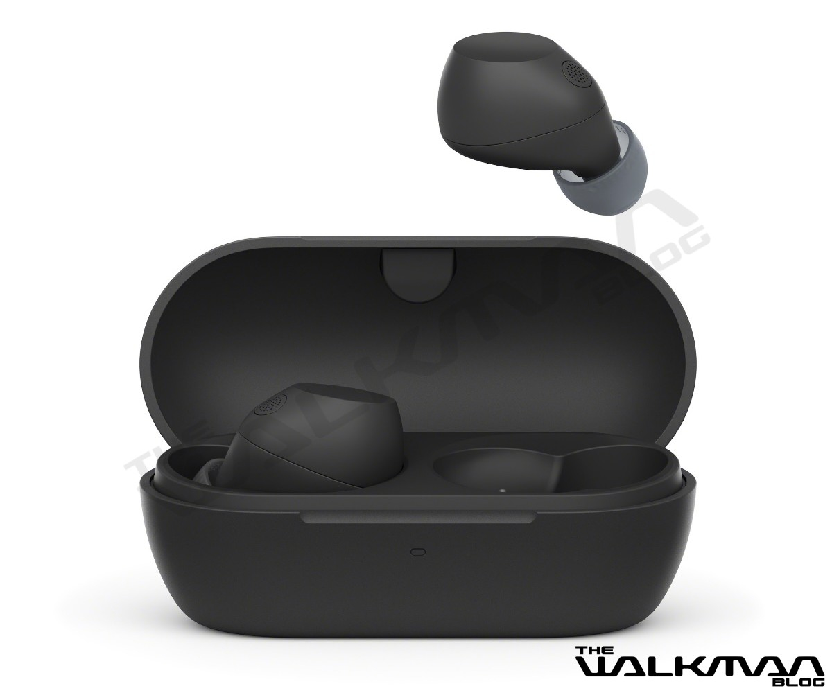 Bottom view of Sony WF-C710N wireless headphones