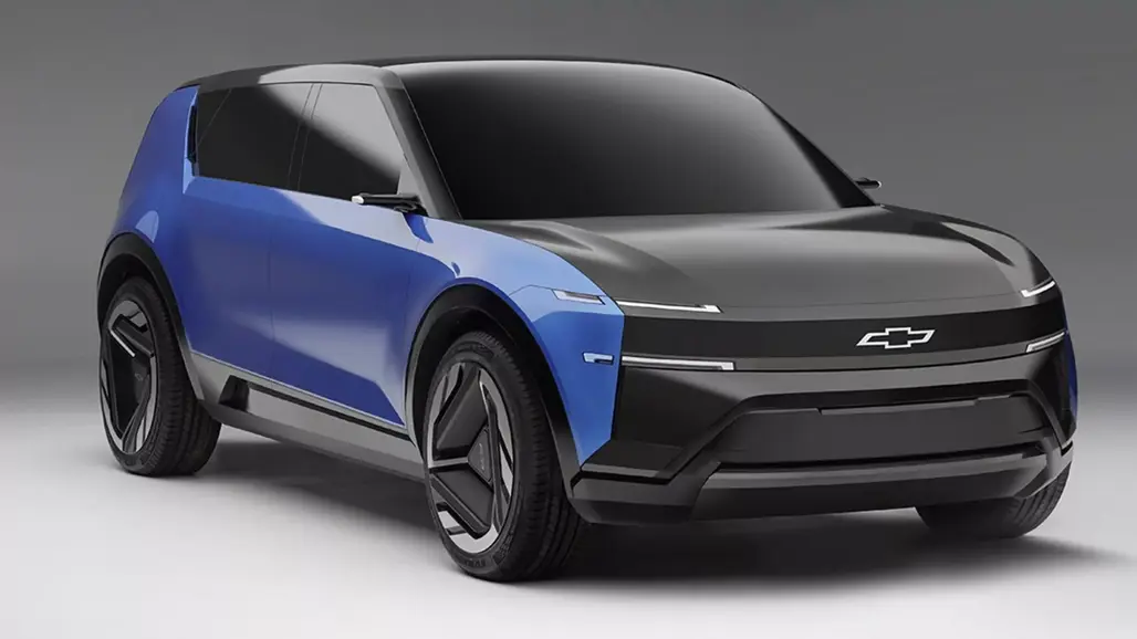 Chevrolet sporty EV - вид ззаду