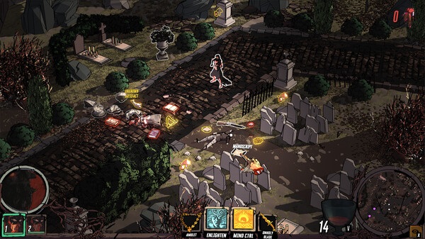 A still with elements of the game Cthulhu Keeper