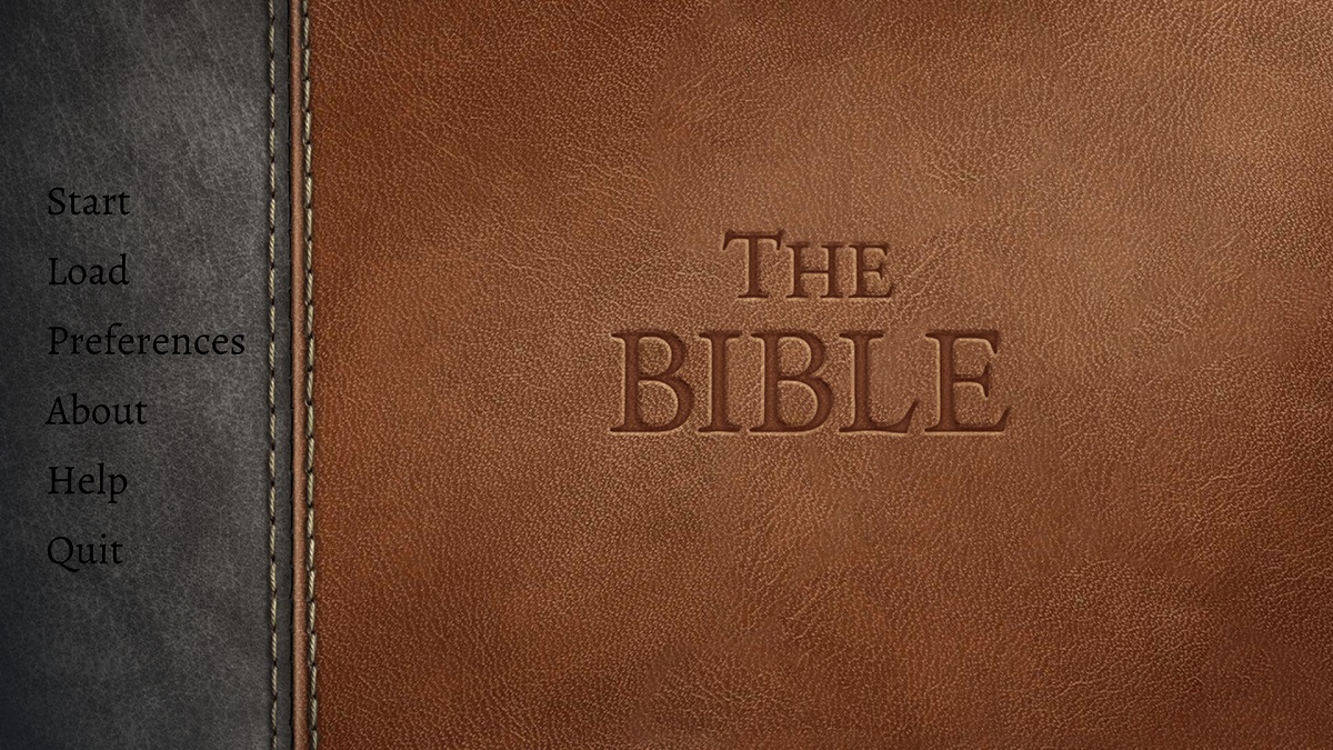The eternal book in digital format: Steam has a "game" page The Bible