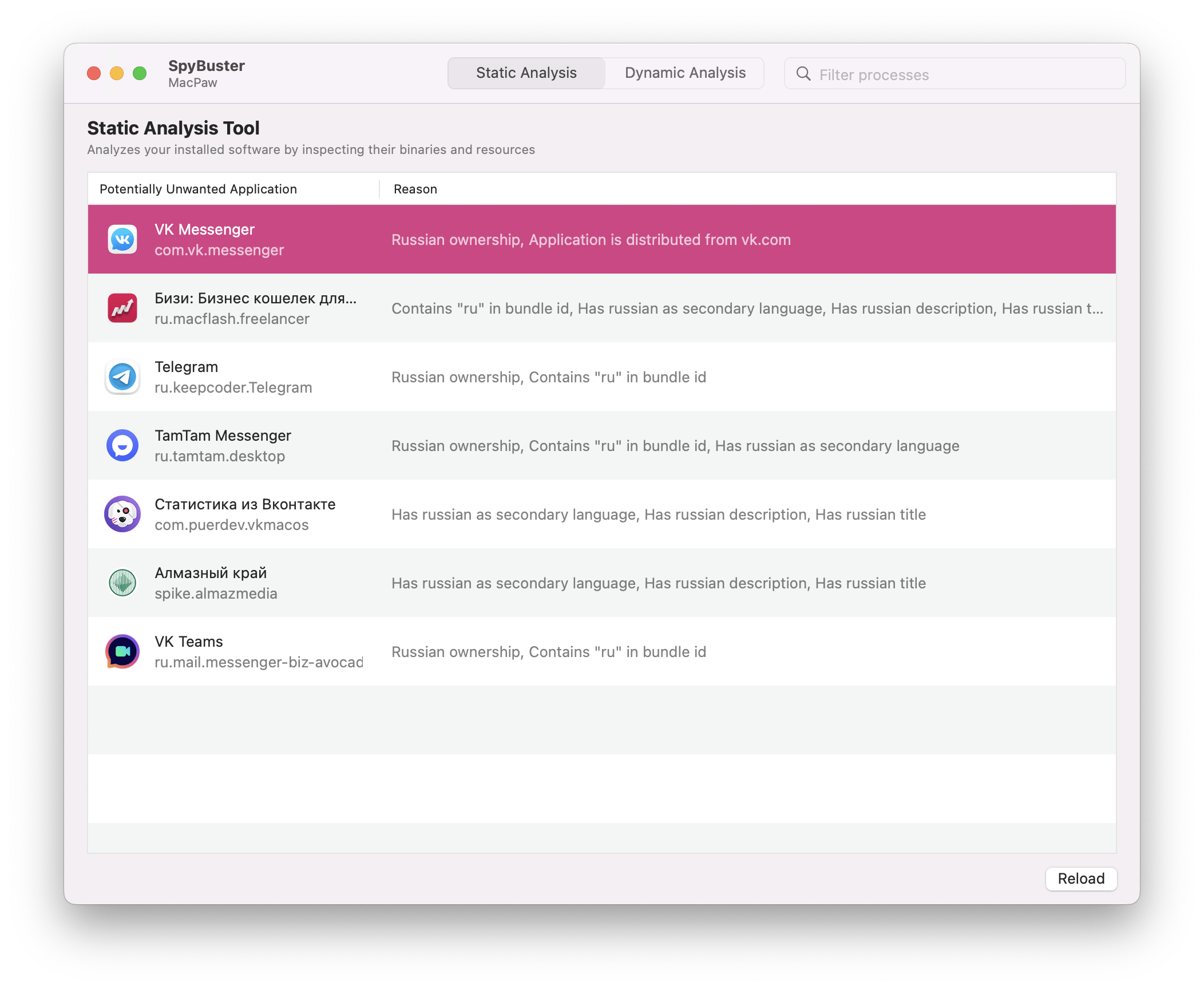 MacPaw lance SpyBuster : une application pour macOS qui permet de traquer les logiciels espions russes et biélorusses