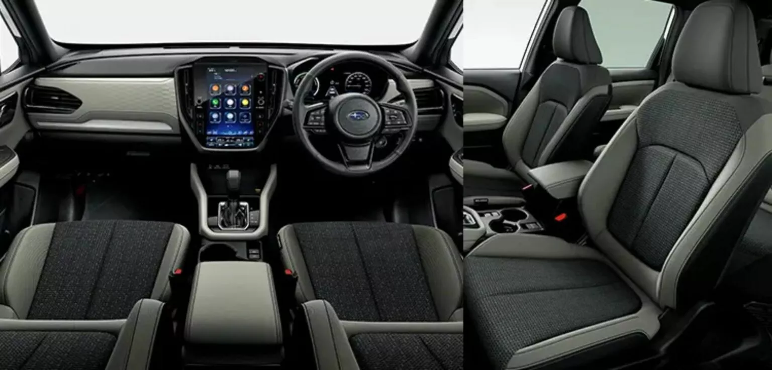 Интерьер Subaru Forester с алюминиевыми накладками