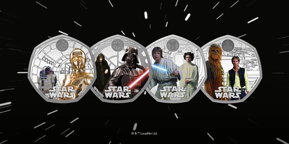 Королівський подарунок фанатам Star Wars: монетний двір Великої Британії випустив нумізматичну колекцію з персонажами культової кіносаги