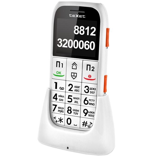 Бабушкофон TeXet TM-B312 с удобным меню и подставкой для зарядки-2 Бабушкофон TeXet TM-B312 с удобным меню и подставкой для зарядки-2