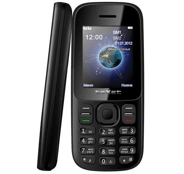 Бюджетная DualSIM звонилка TeXet TM-D108