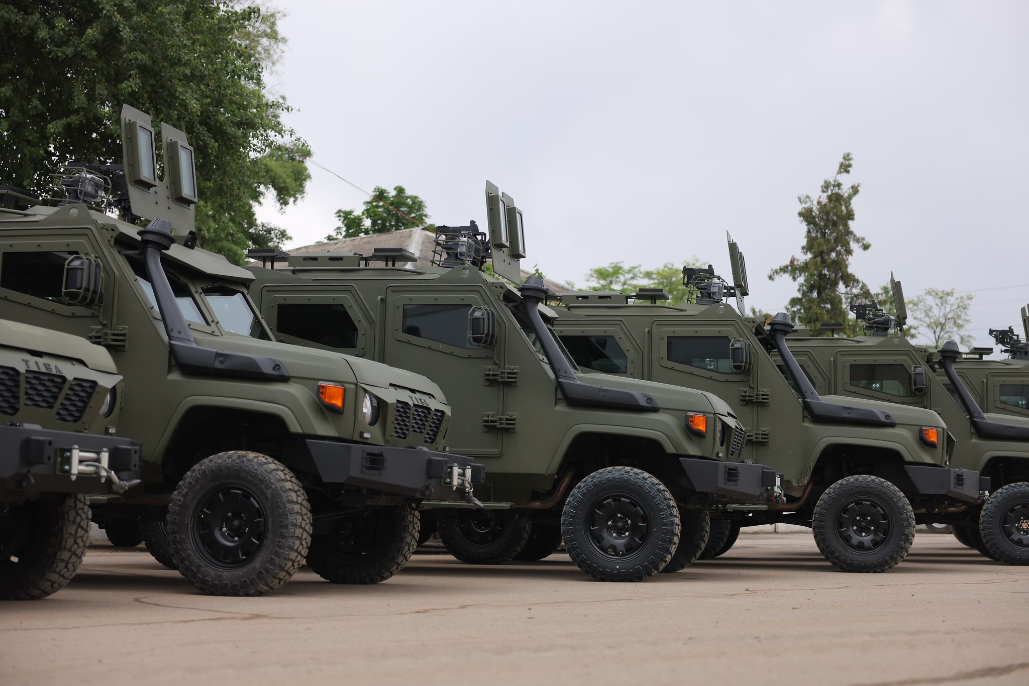 UAT-TISA armoured vehicle at the presentation