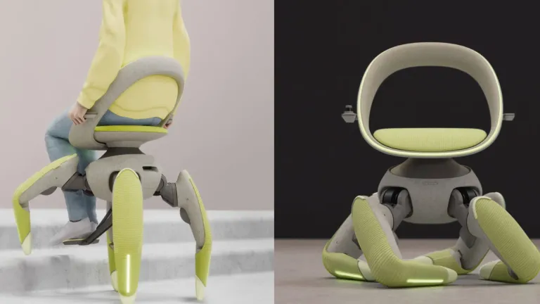 Robotic chair Walk Me at Japan Mobility Show 2025