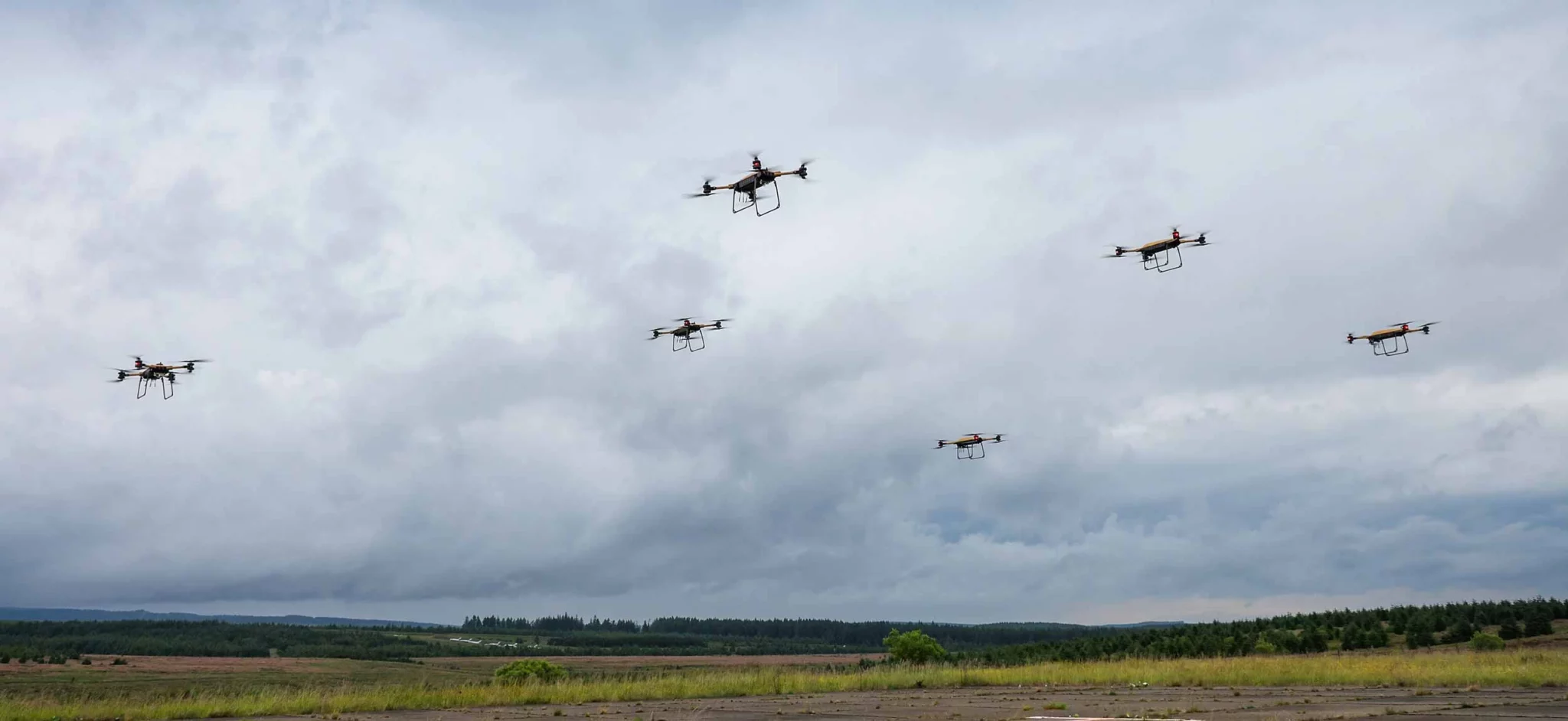 Essaim de drones de transport TRV-150