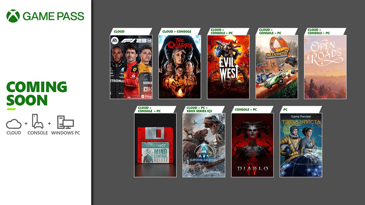 У другій половині березня на користувачів Game Pass очікують чудові новинки, включно з Diablo IV, Evil West і The Quarry 