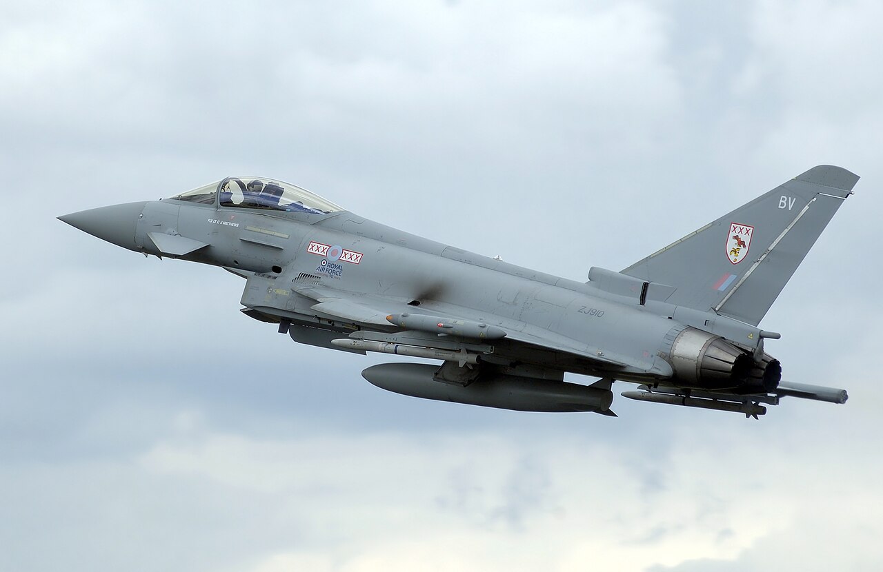 Eurofighter Typhoon. Ілюстрація з Wikipedia
