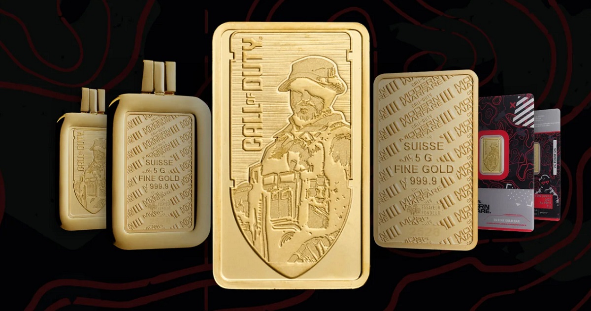 Captain Price has never been more expensive: limited edition silver and gold bars announced for Call of Duty fans