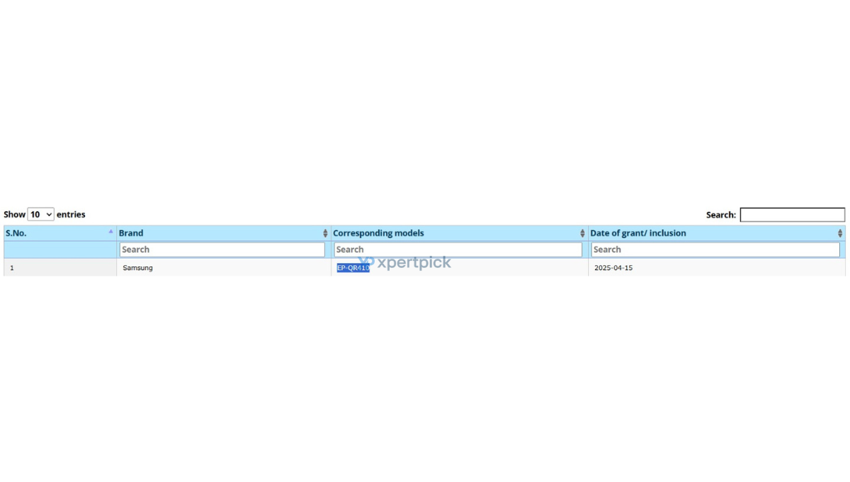 Mention of Galaxy Buds FE 2 headphones in the Bureau of Indian Standards (BIS) database