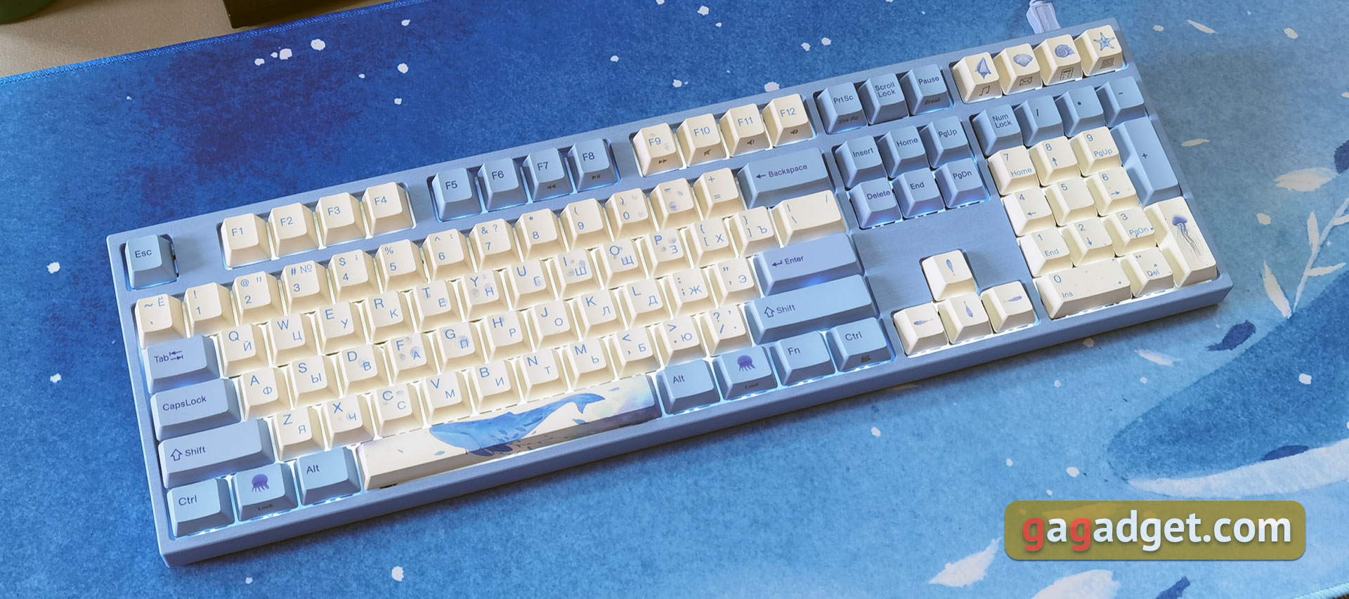 Огляд Varmilo VA108M Sea Melody: механічна клавіатура класу Hi-End