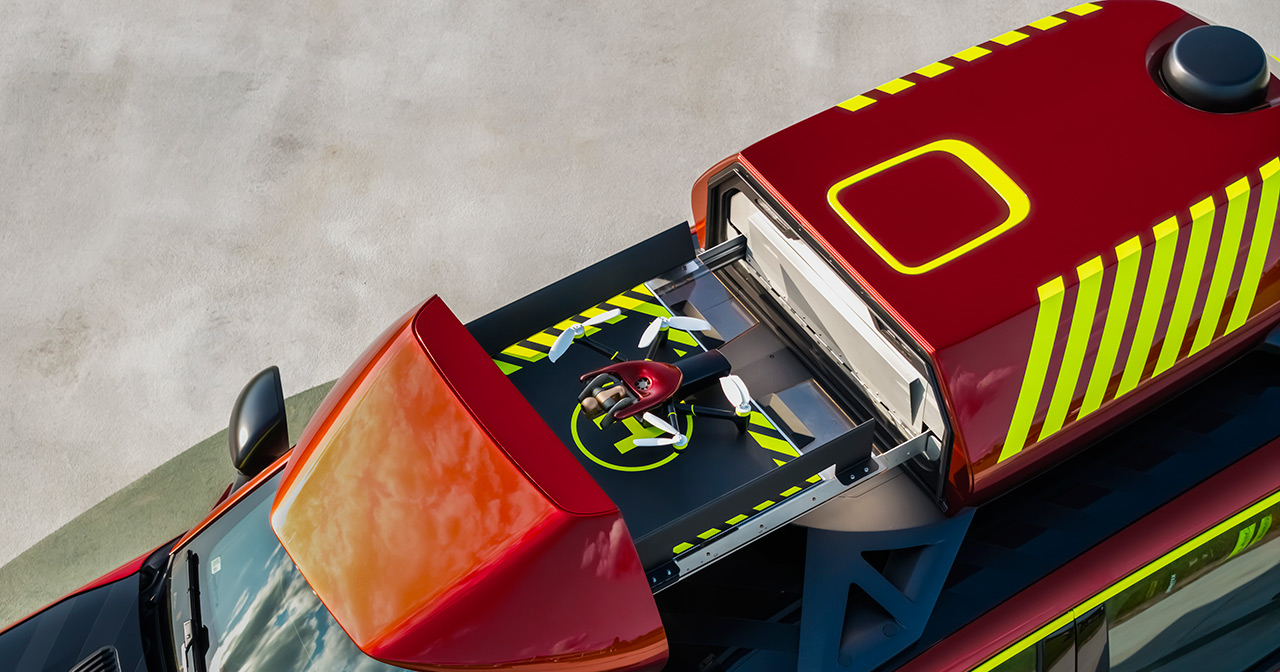 Интерьер электромобиля Vision 4Rescue