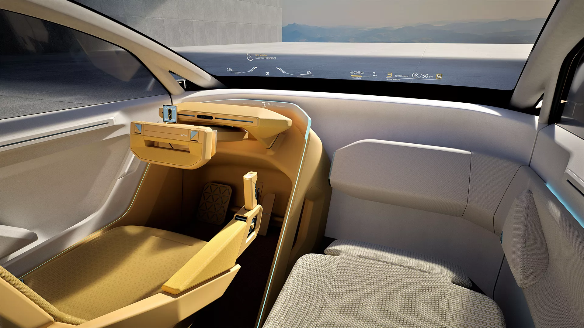 Деталі інтер'єру Kia Vision Meta Turismo