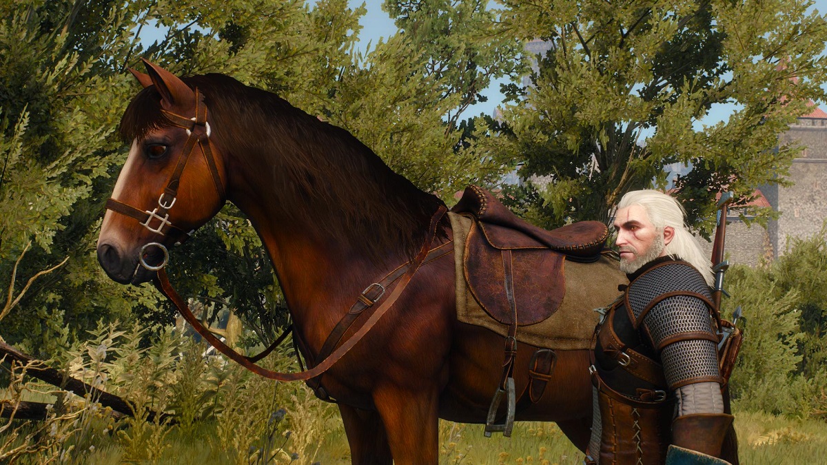 The Nextgen we deserve! In the updated version of The Witcher 3: Wild Hunt there is an opportunity to pet a horse