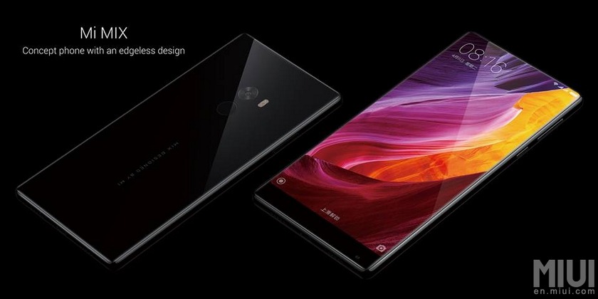 Xiaomi выпустила безрамочный смартфон Mi MIX в керамическом корпусе-2
